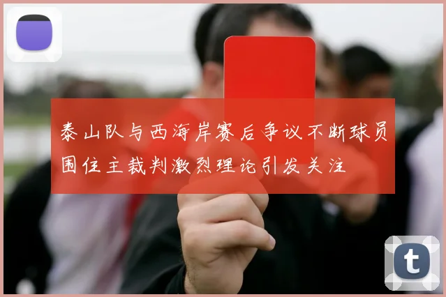 泰山队与西海岸赛后争议不断球员围住主裁判激烈理论引发关注